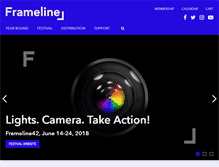 Tablet Screenshot of frameline.org